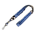 1" Non-Breakaway Dye Sublimation Custom Printed Lanyard